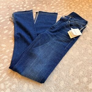 MOTHER The Rascal Slit Undone Hem